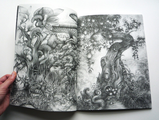 Rachel Bray's 'Shroomy Rumination on The Forest for Tiny Pencil #1 (Courtesy of Tiny Empire Press)