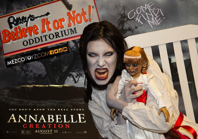 annabelle, ripleys believeit or not, the conjuring, mezco toyz
