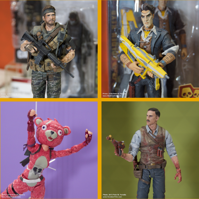 McFarlane Toys, action figures, fort nite, call of duty, borderlands