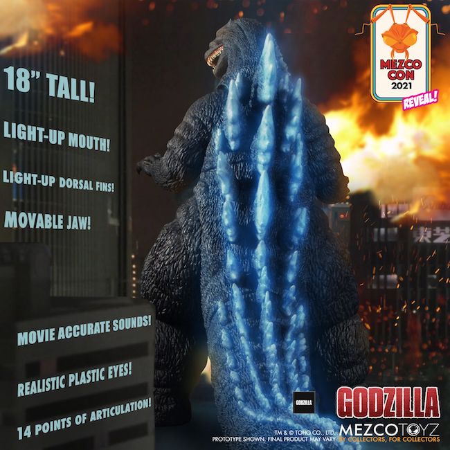 Mezco Toyz, mothra, kaiju, toys, 5 points xl, action figures, Godzilla